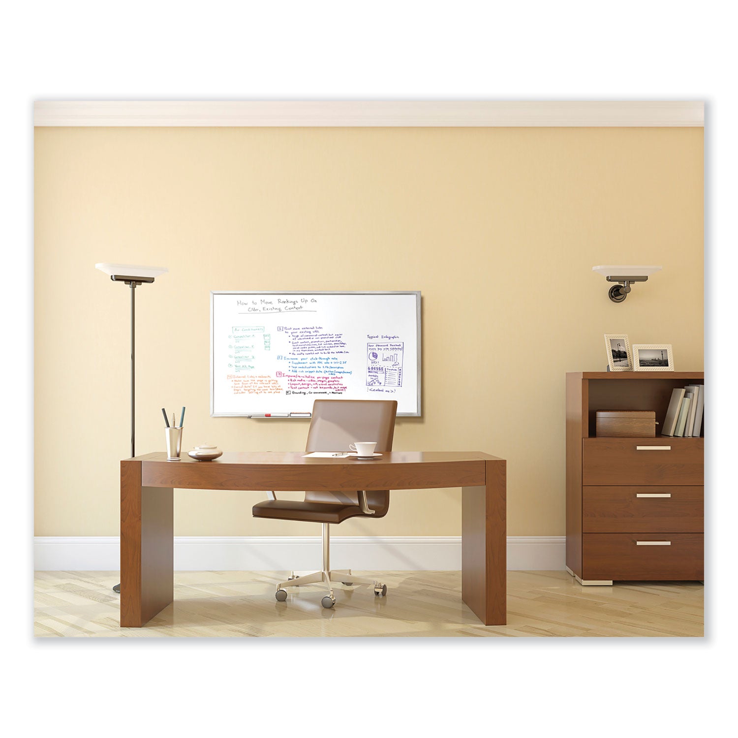 Ghent M2 Dry Erase Board - 60" (5 ft) Width x 36" (3 ft) Height - White Surface - Satin Aluminum Frame - Rectangle - Horizontal - Non-magnetic, Accessory Tray, Eco-friendly, Durable - 1 Each - TAA Compliant