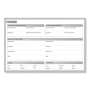 Ghent Healthcare Whiteboard - 36" (3 ft) Width x 24" (2 ft) Height - White Steel Surface - Satin Aluminum Frame - Rectangle - Horizontal - Magnetic - Stain Resistant, Ghost Resistant, Fade Resistant, Accessory Tray - 1 Each - TAA Compliant