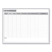 Ghent Healthcare Whiteboard - 96" (8 ft) Width x 48" (4 ft) Height - White Steel Surface - Satin Aluminum Frame - Rectangle - Horizontal - Magnetic - Stain Resistant, Ghost Resistant, Fade Resistant, Accessory Tray - 1 Each - TAA Compliant