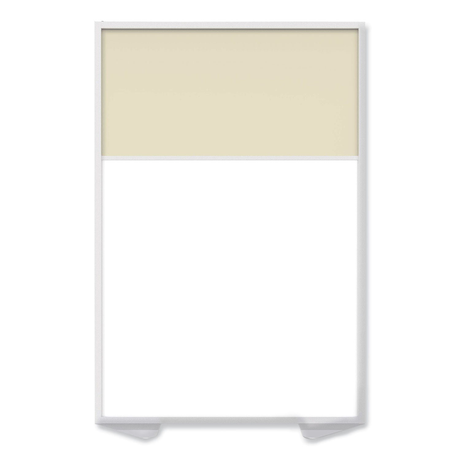 Ghent Partition, 48" x 72", Aluminum Frame, Porcelain & Vinyl, Caramel, 1 Each