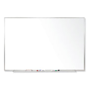 Ghent M1 Dry Erase Board, 120" x 48", White Porcelain Surface, Satin Aluminum Frame, Magnetic, Accessory Tray, 1 Each