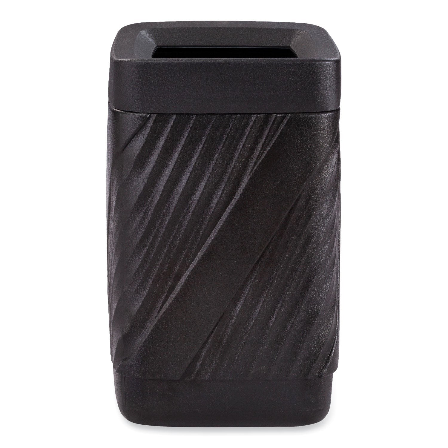 Receptacle Twist Can 38Gal Blk