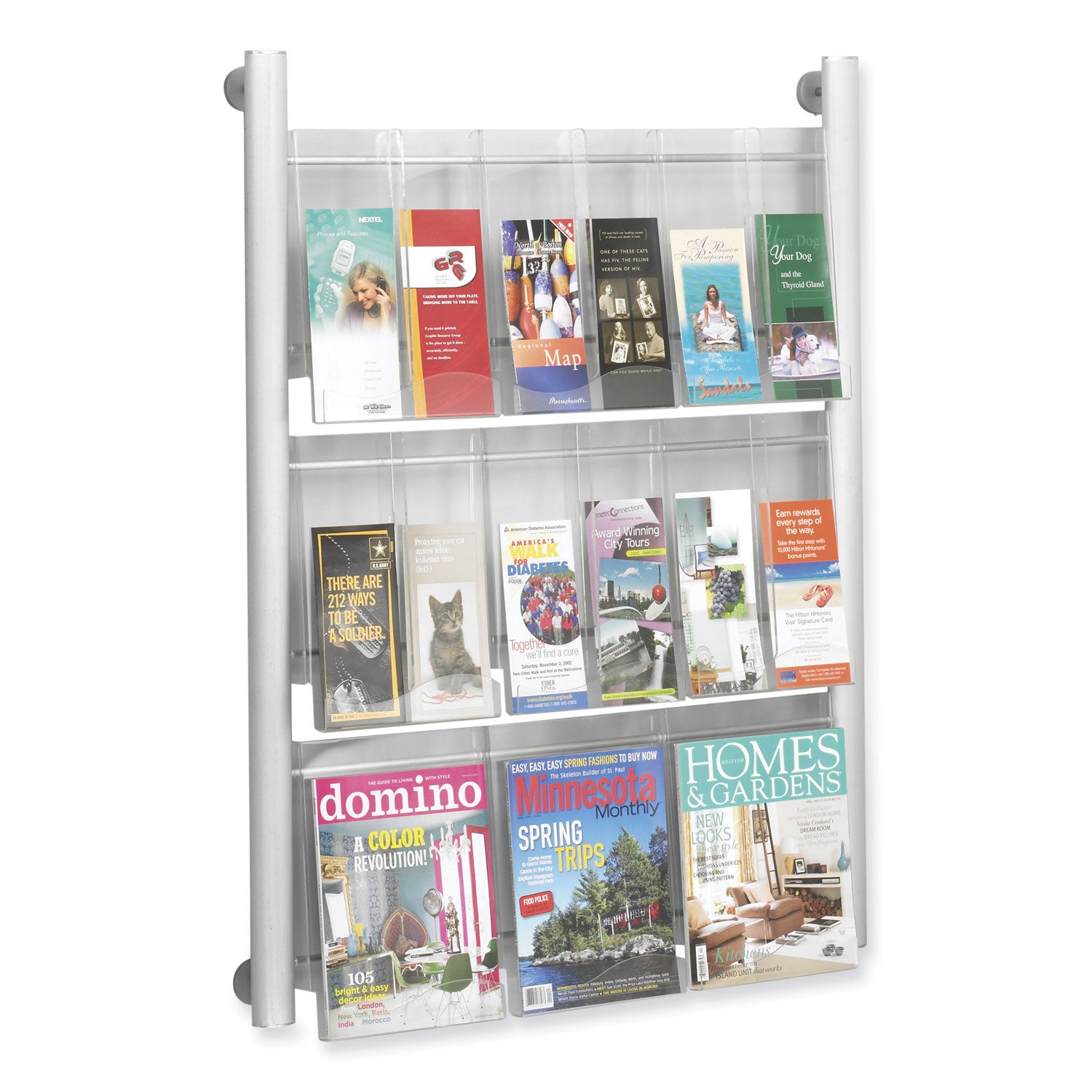 Lit Rack 9 Pckt Luxe