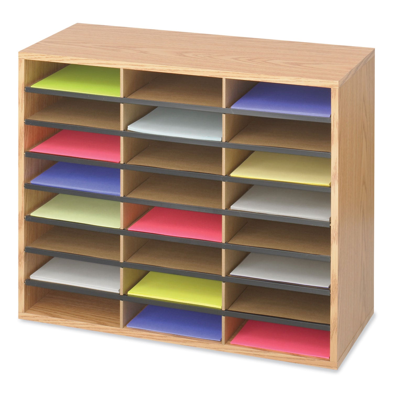 Orgnzr Wood Corr 24 Comp Mok