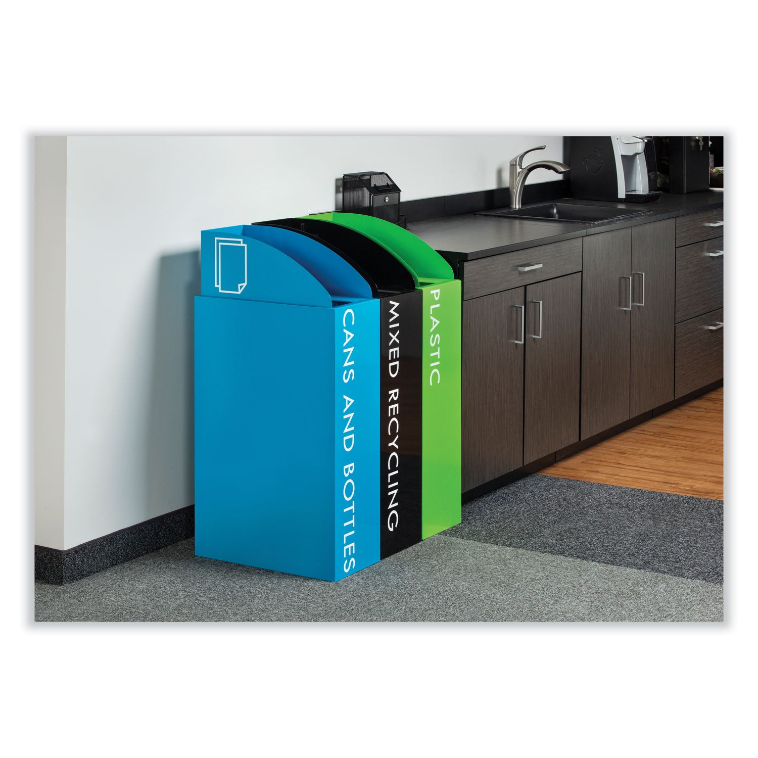 Recycling Center Rectangle Can