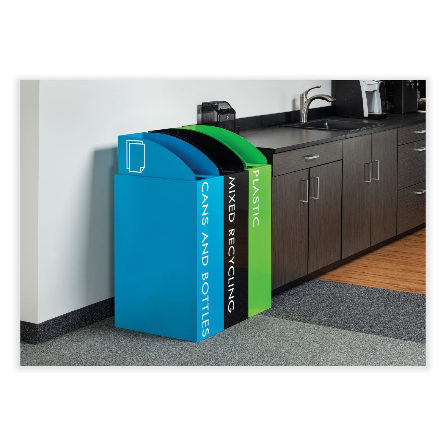 Recycling Center Rectangle Can