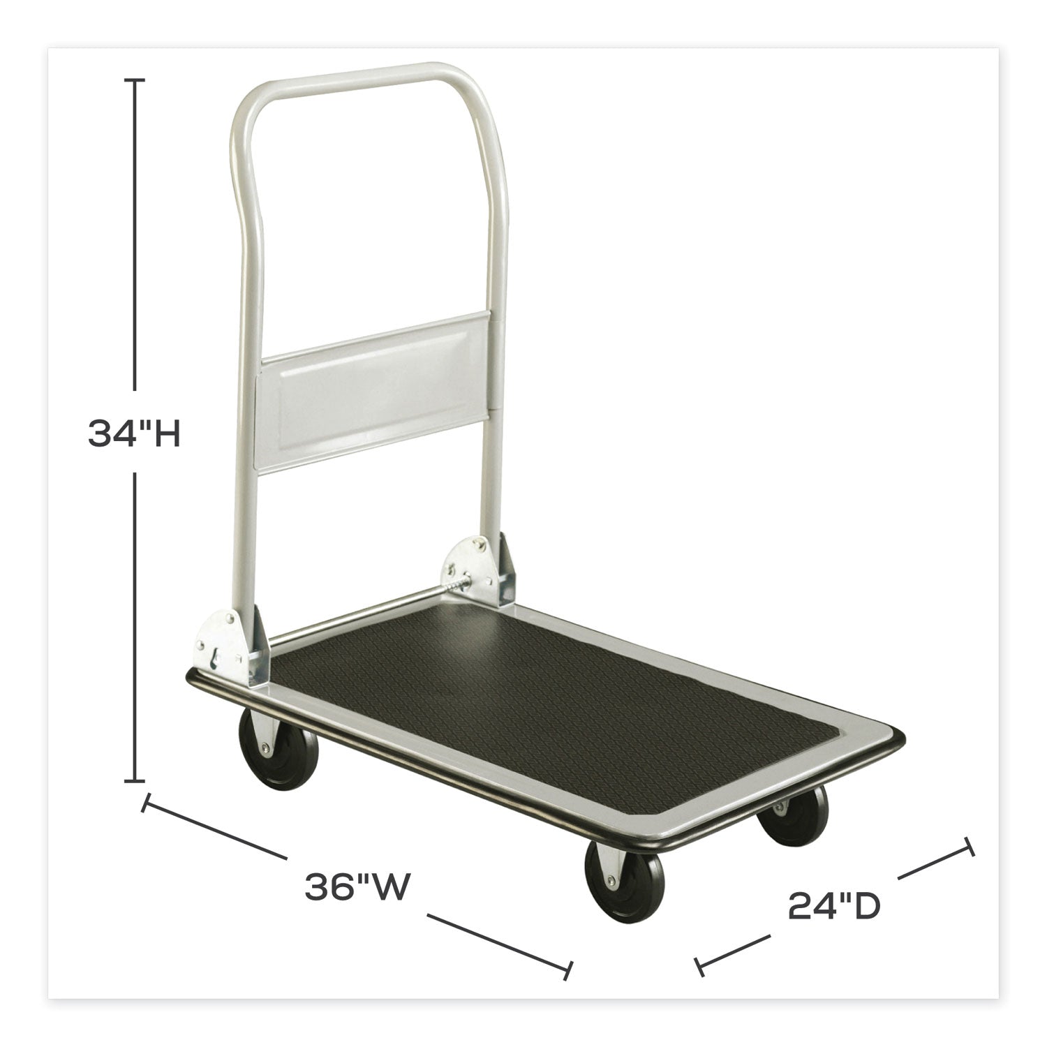 Handtruck Tuff Platform 500Lb