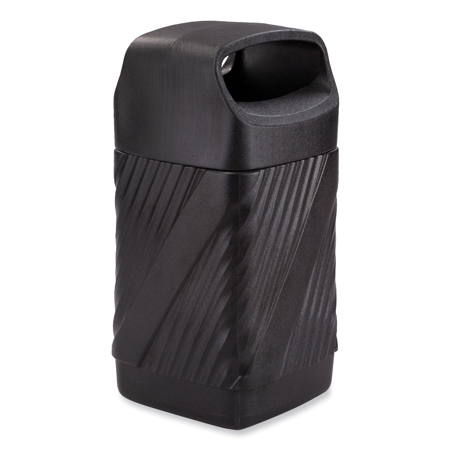 Receptacle Twist Can 38Gal Blk