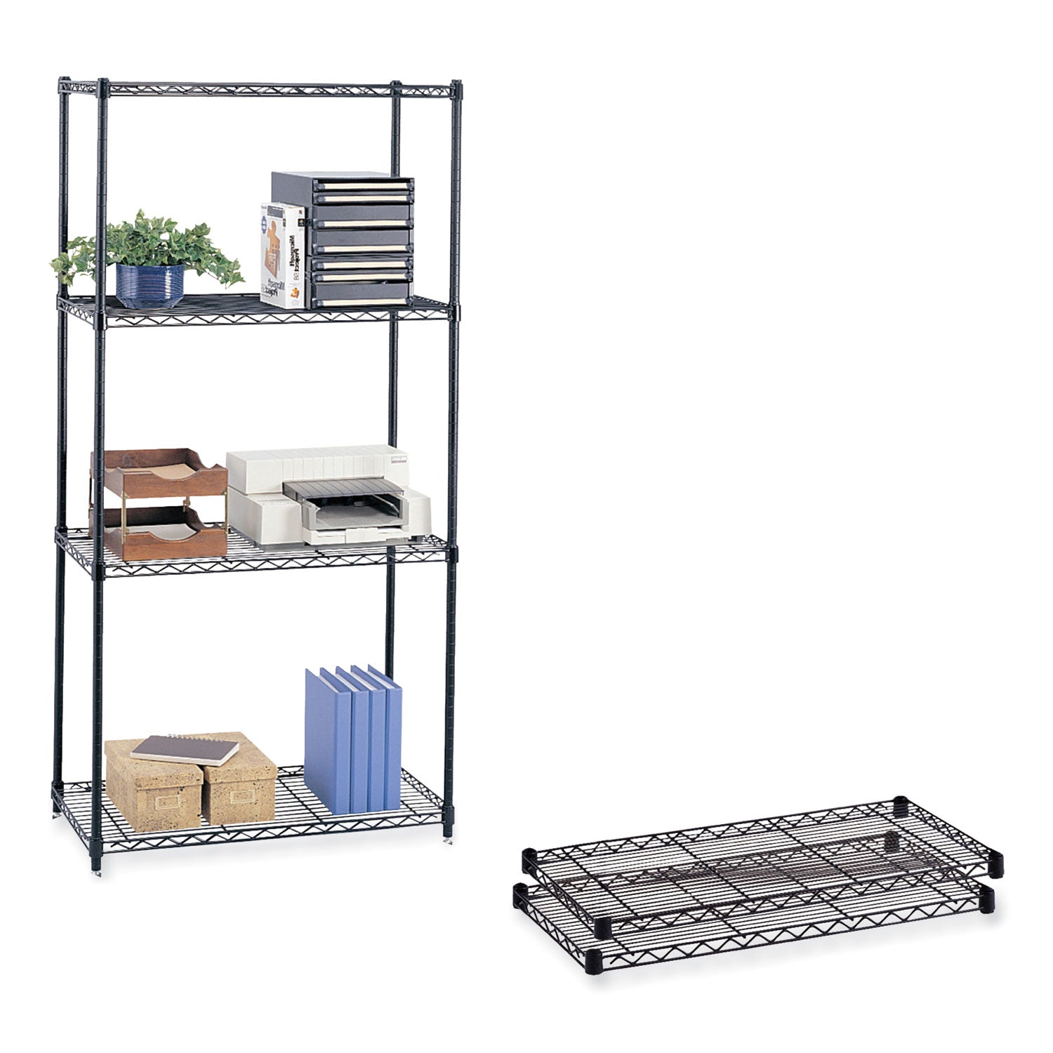 Shelving Comm Wire Shelf 2Pk