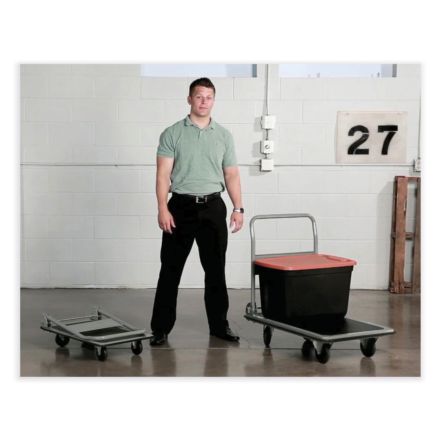 Handtruck Tuff Platform 500Lb