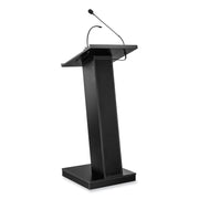 Oklahoma Sound® ZED Lectern with Speaker, Color:  Black
