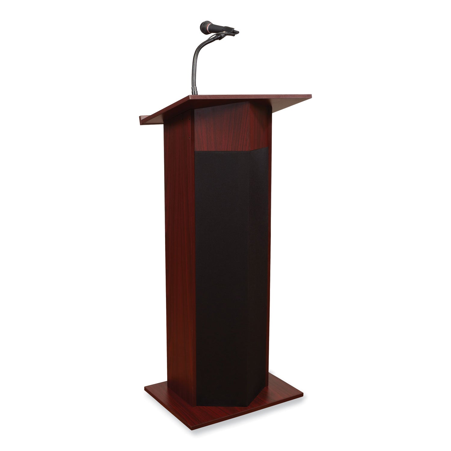Oklahoma Sound® Power Plus Lectern, Color:  Mahogany