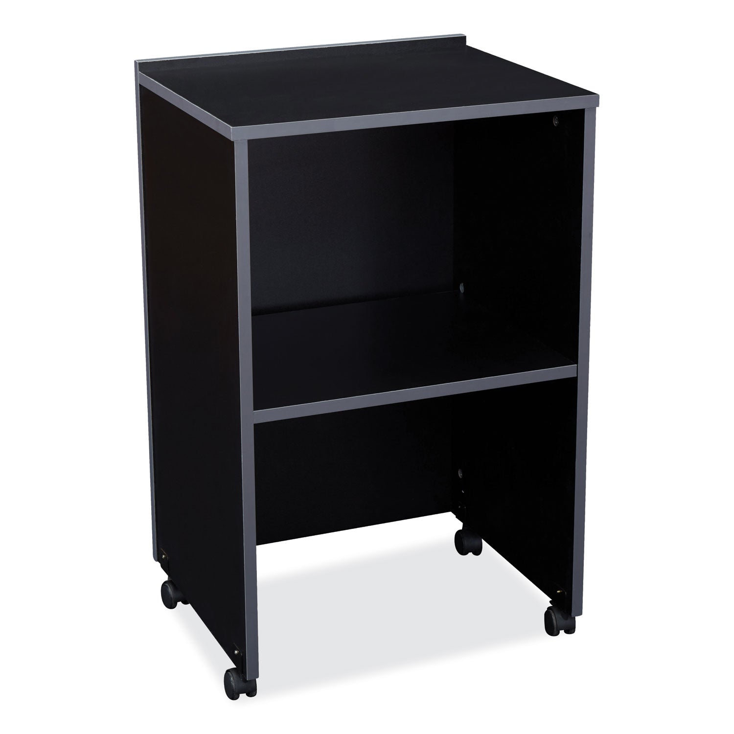 Oklahoma Sound® AV Cart/Lectern Base, Color: Black