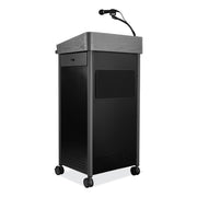 Oklahoma Sound® Greystone Lectern with Speaker, Color:  Charcoal
