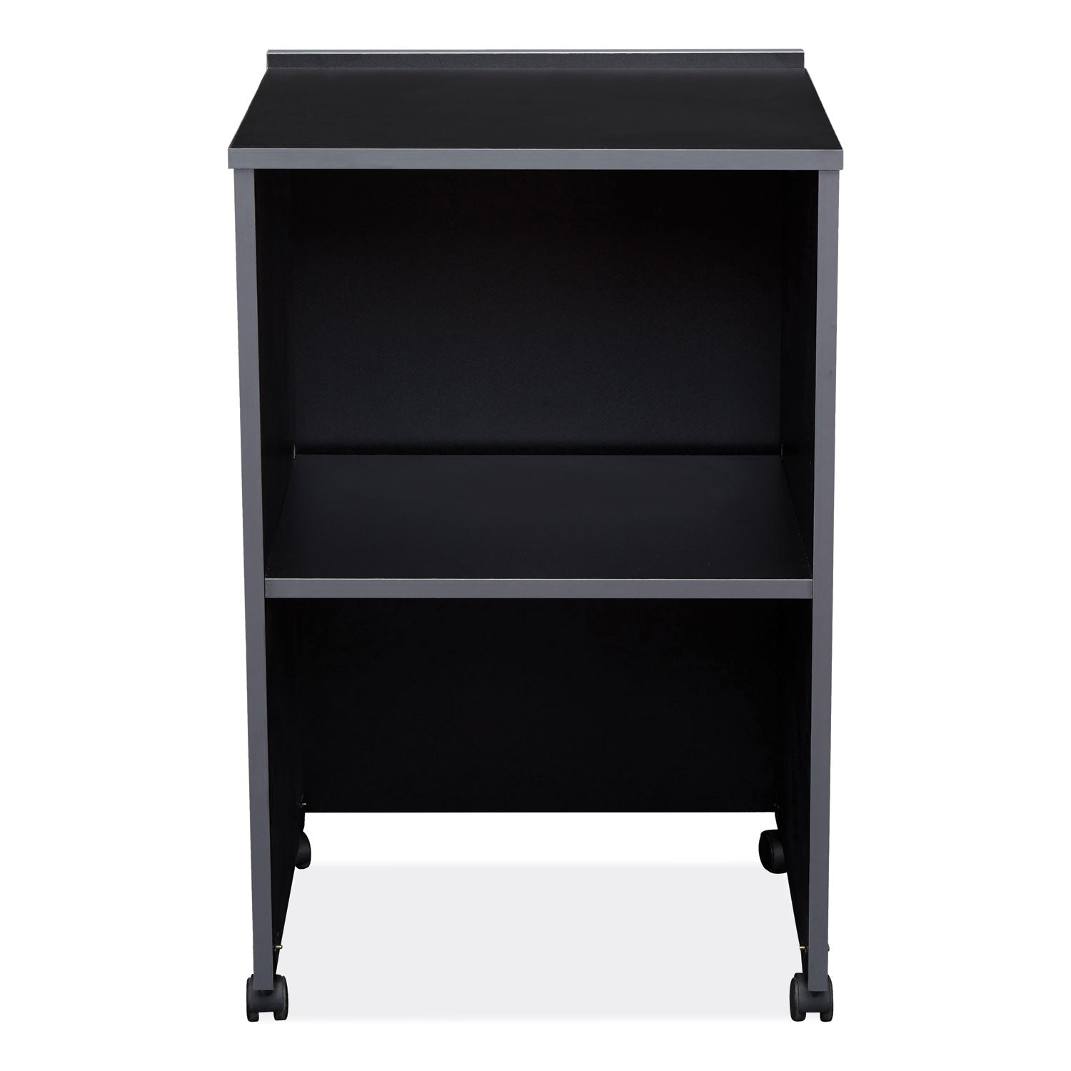 Oklahoma Sound® AV Cart/Lectern Base, Color: Black