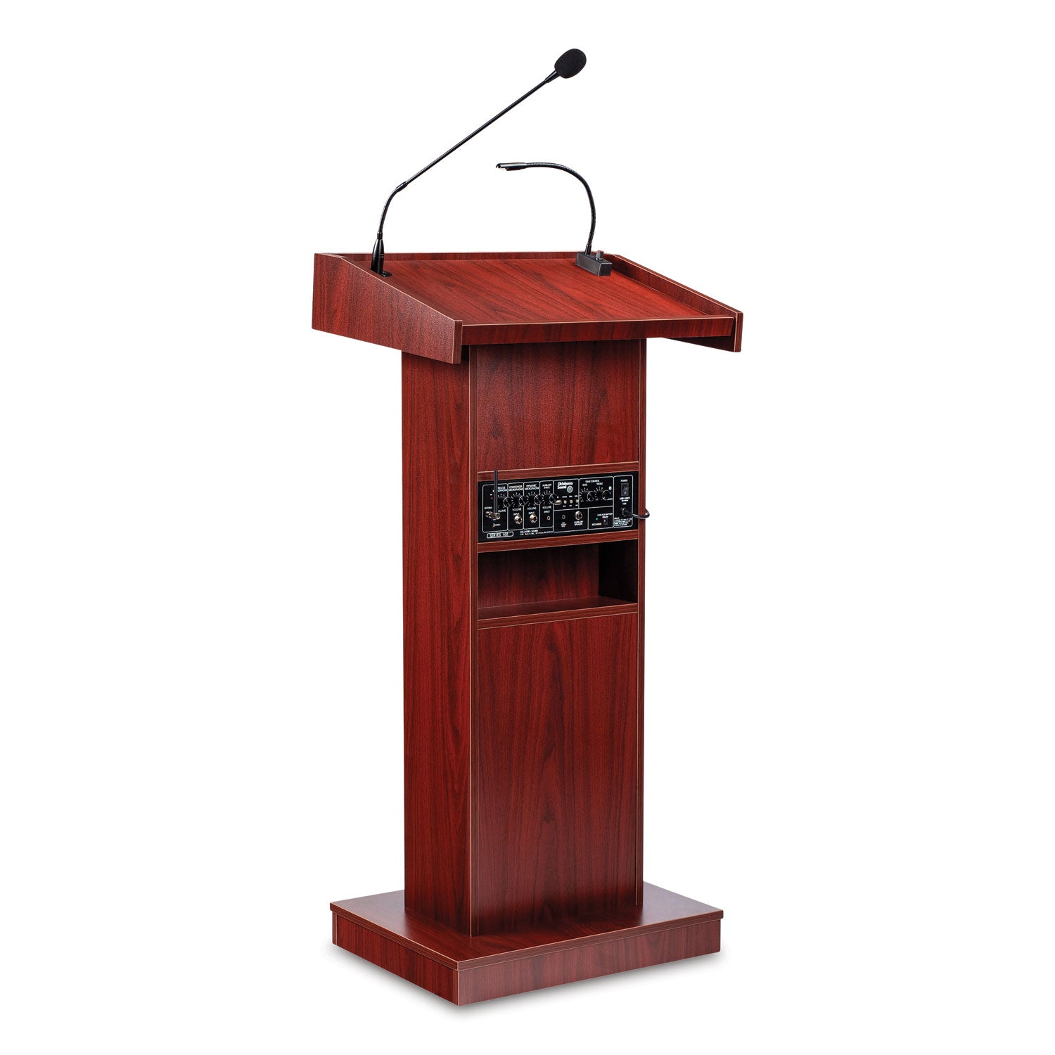 Oklahoma Sound® Orator Lectern, Color:  Mahogany