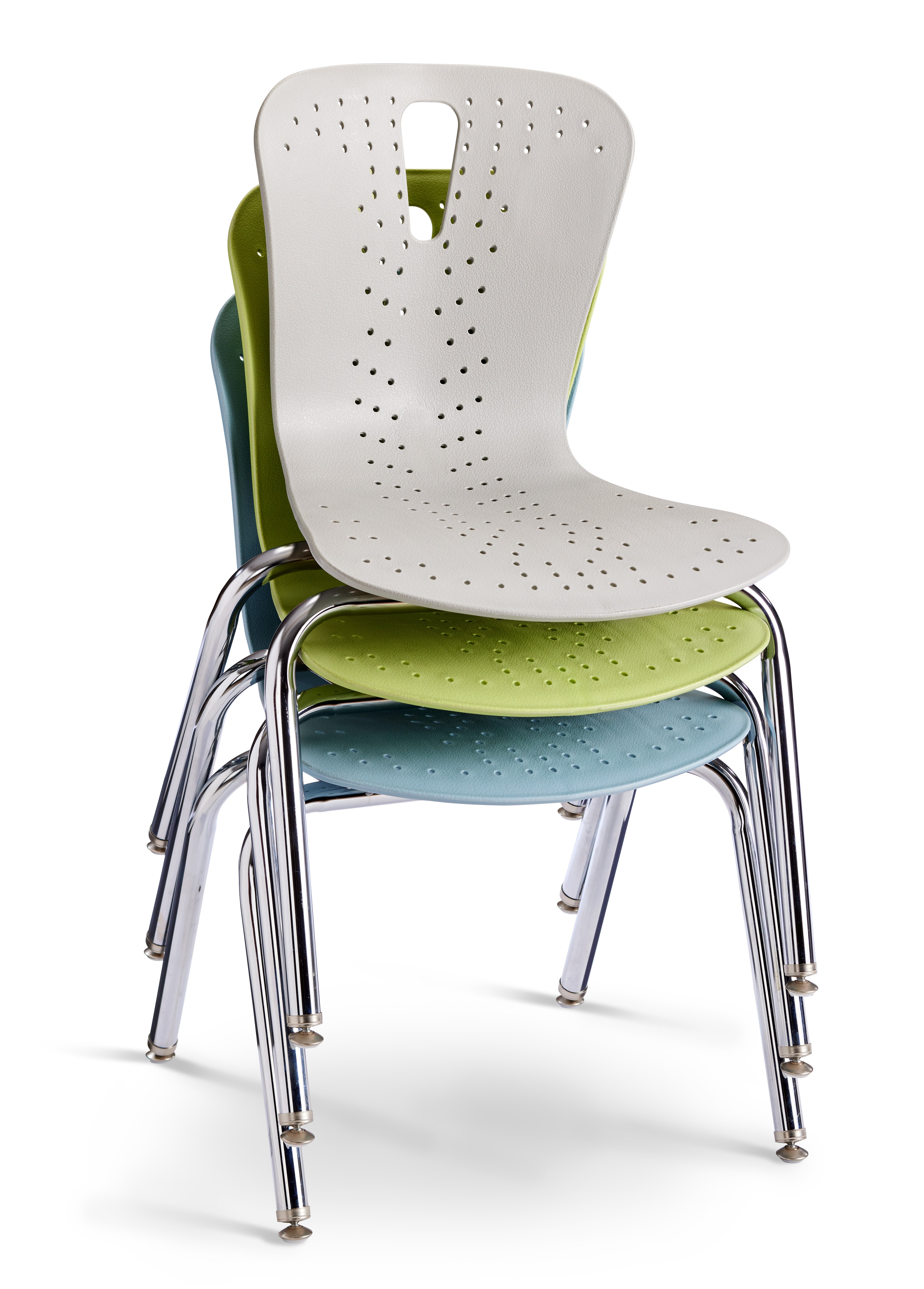 Berries® Flow Chair - 18" Seat Height - Gray