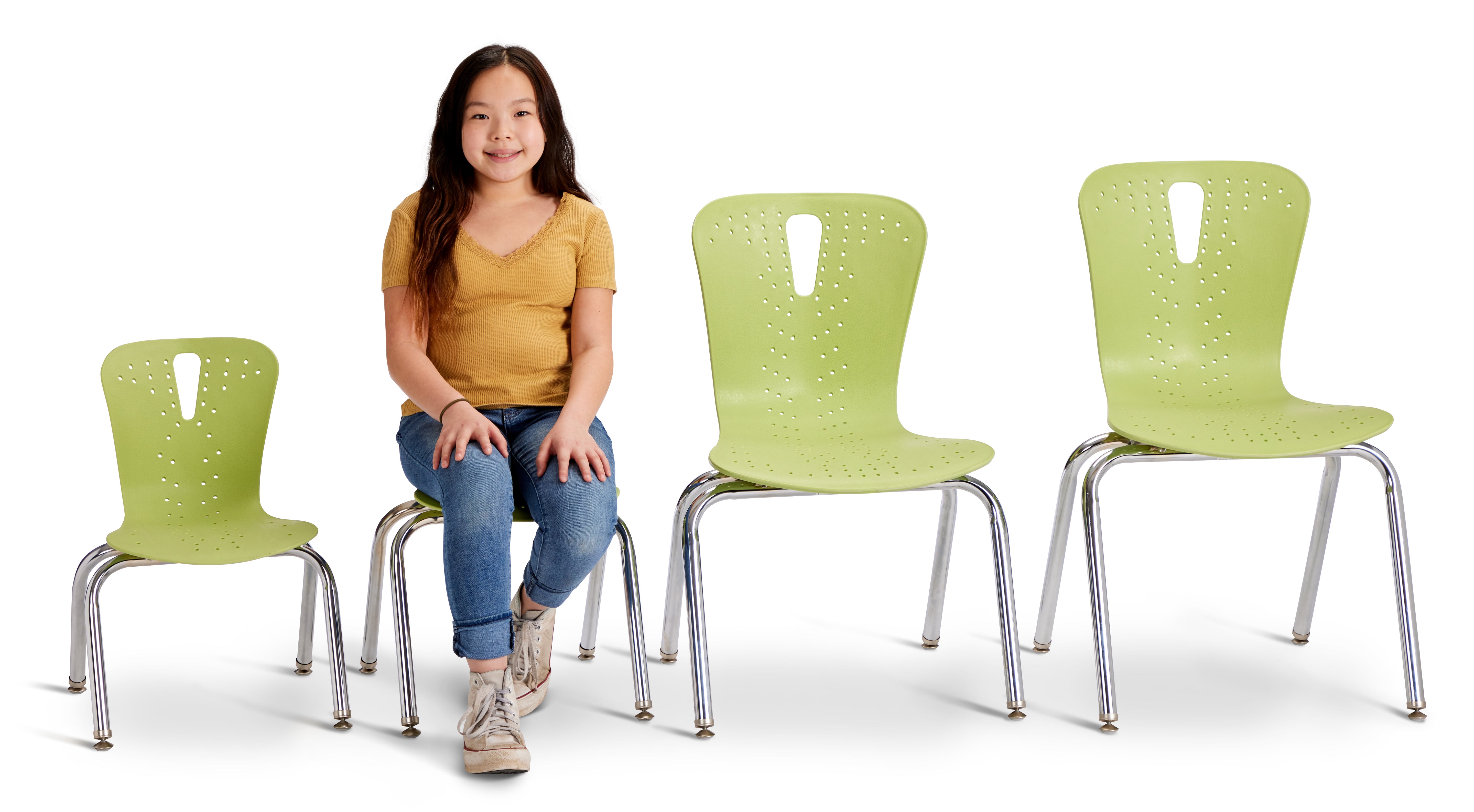 Berries® Flow Chair - 18" Seat Height - Key Lime