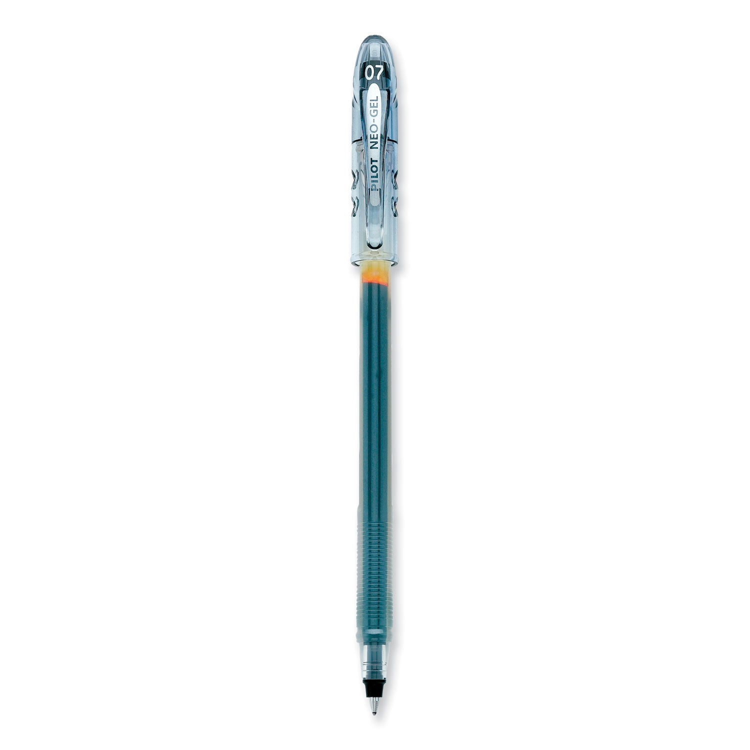 Pilot Neo-Gel Rollerball Pens - 0.7 mm Fine Pen Point - Black Ink - Gel-based - Translucent Barrel - 1 Dozen