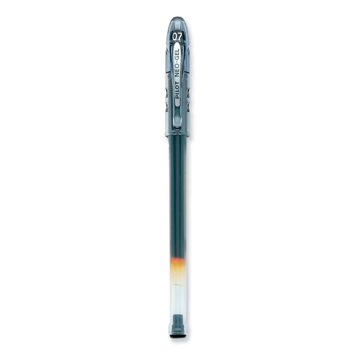 Pilot Neo-Gel Rollerball Pens - 0.7 mm Fine Pen Point - Black Ink - Gel-based - Translucent Barrel - 1 Dozen