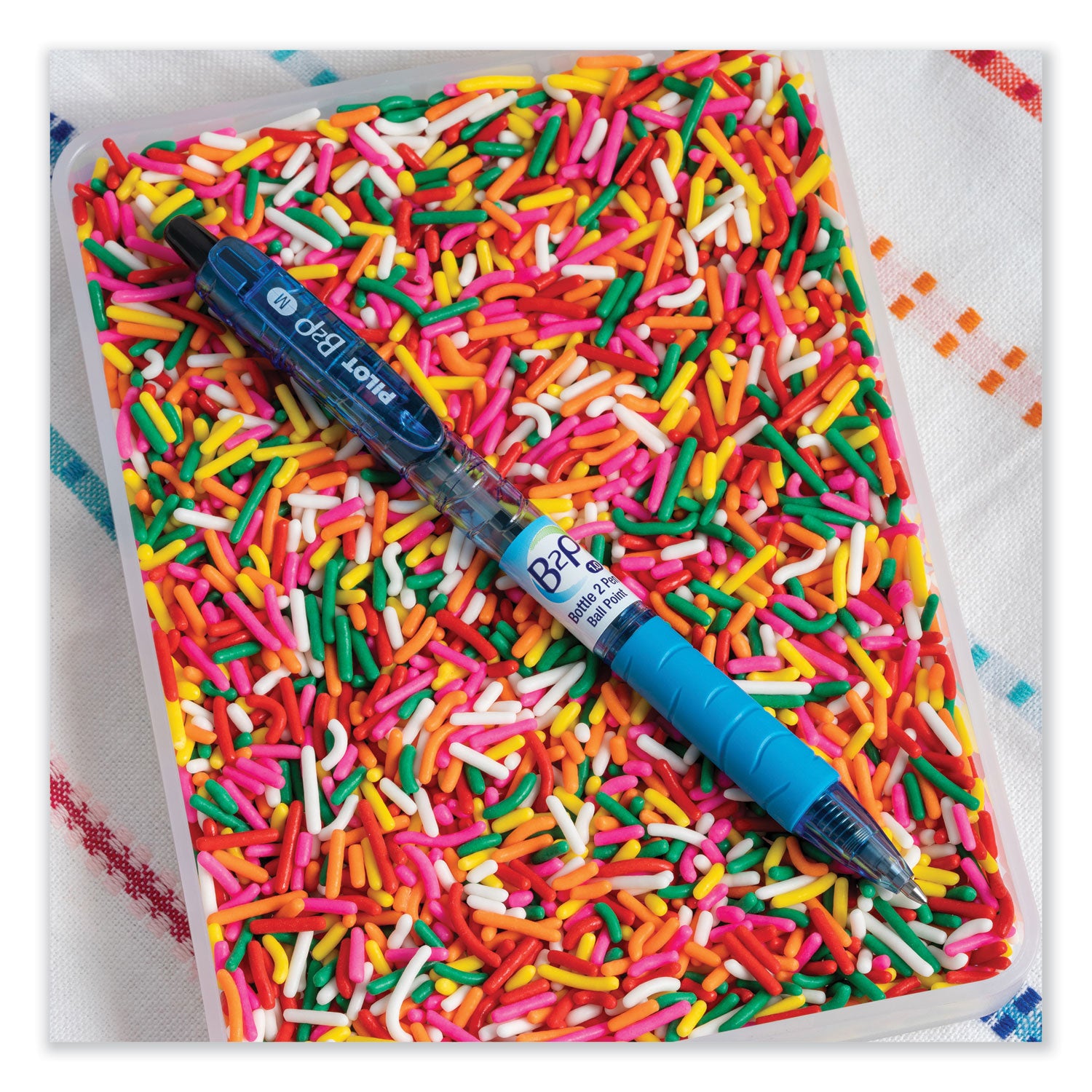 Pilot Med-Point Ballpoint Pens - 1 mm Medium Pen Point - Refillable - Retractable - Black Ink - Gel-based - Plastic Barrel - 1 Dozen
