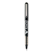 Pilot Vball Liquid Ink Pens - 0.5 mm Fine Pen Point - Black Ink - Black Barrel - 1 Dozen