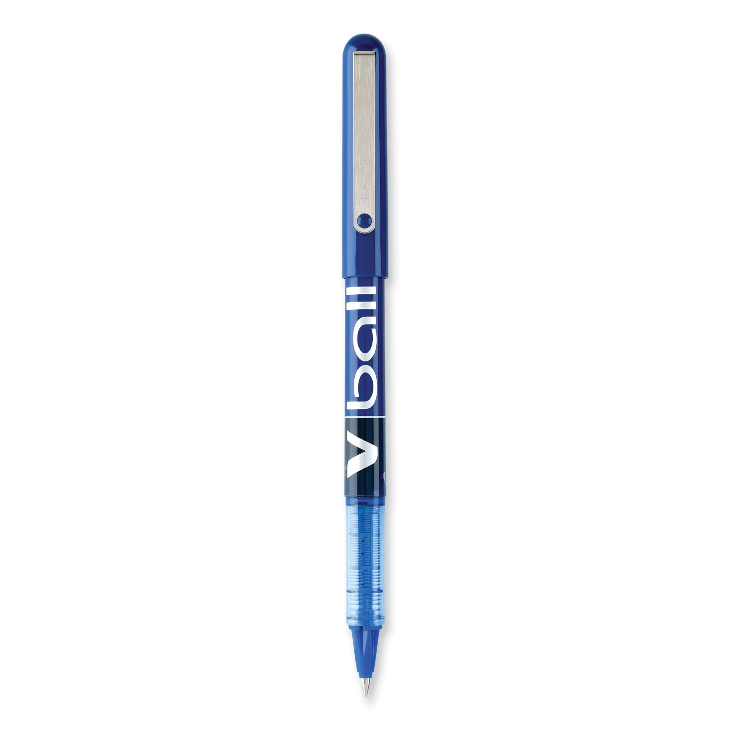 Pilot Vball Liquid Ink Pens - 0.5 mm Fine Pen Point - Blue Ink - Blue Barrel - 1 Dozen