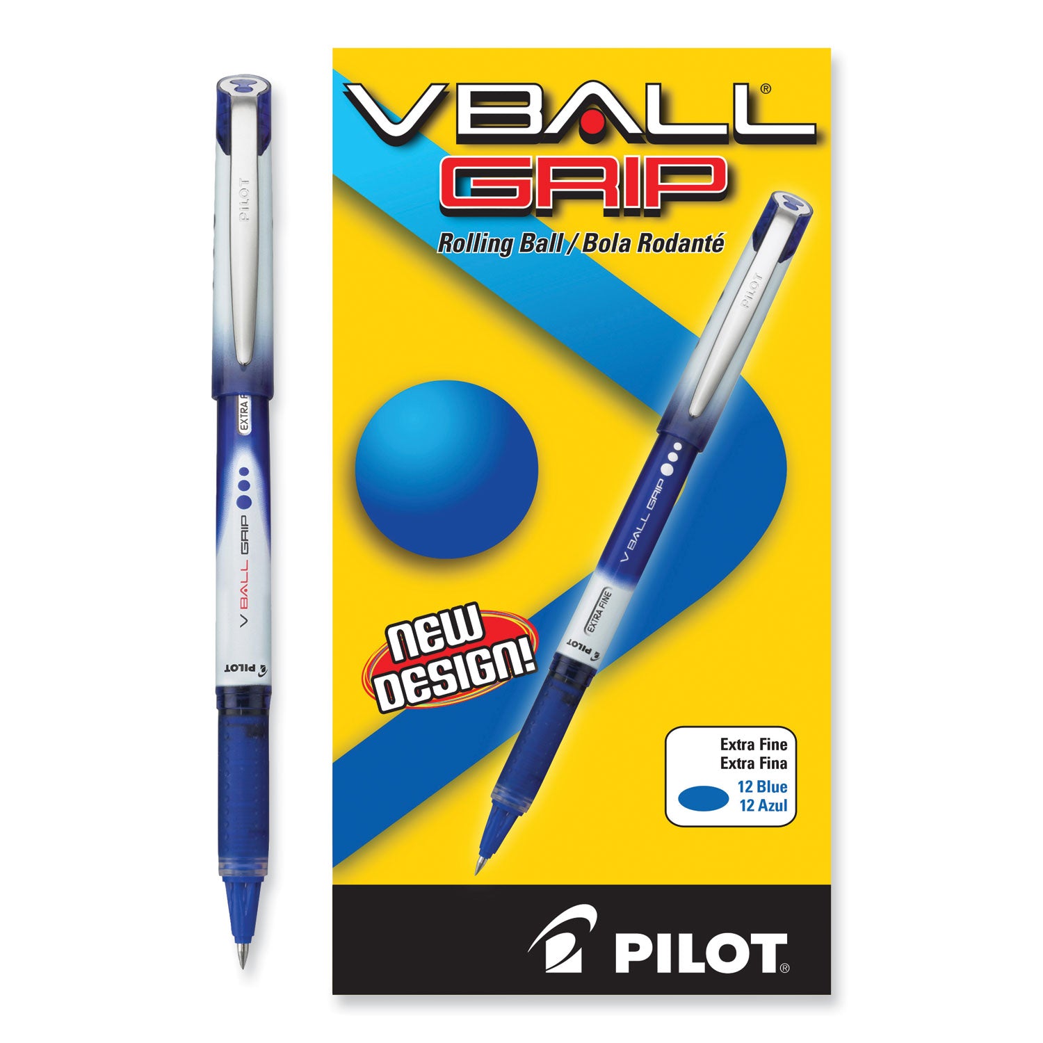0.5 mm Extra Fine Pen Point - Blue Ink - Metal Barrel - 1 Each