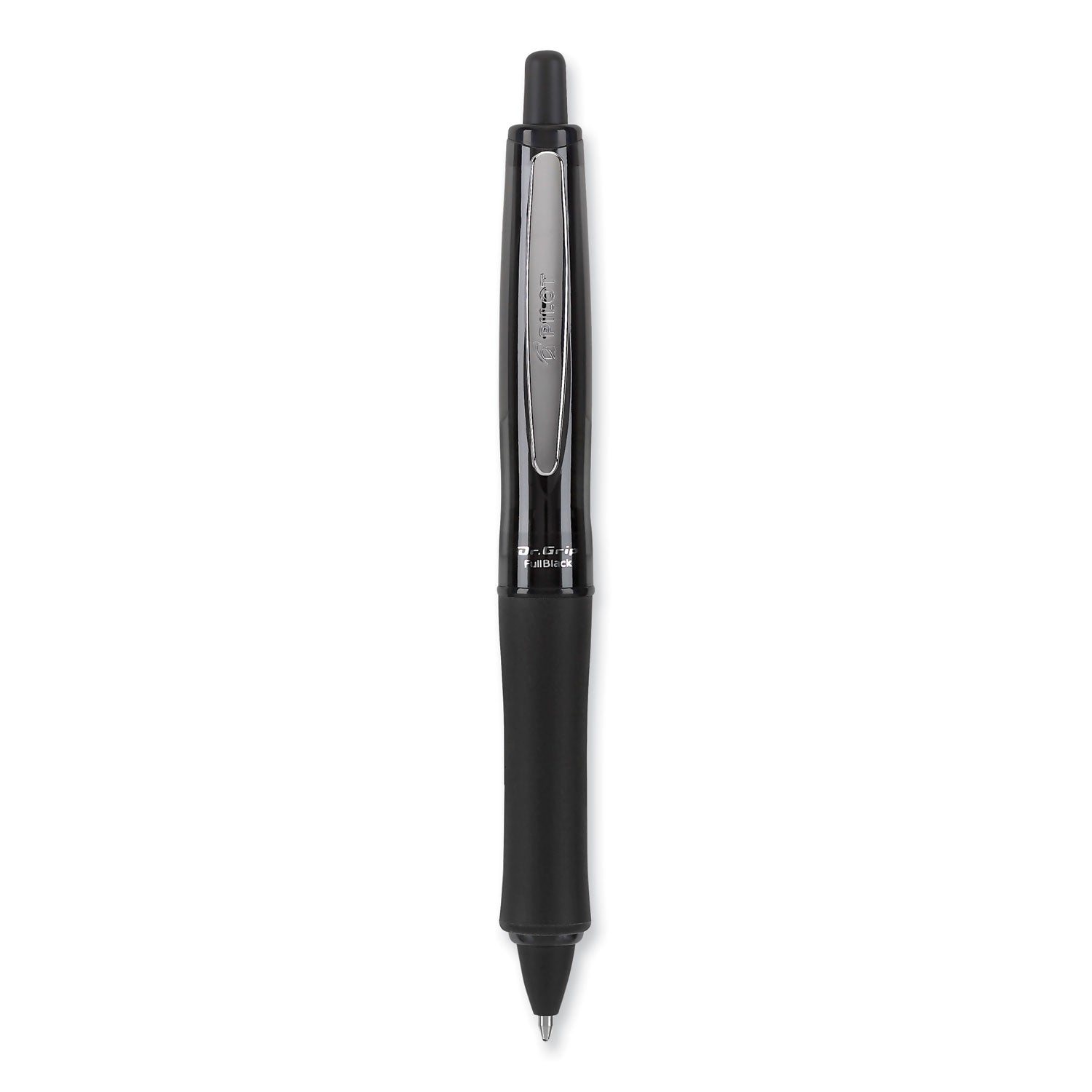 Pilot Dr. Grip Center of Gravity Retractable Ballpoint Pens - 1 mm Medium Rectangle Pen Point - Refillable - Retractable - Black Ink - Black Barrel - 1 Each