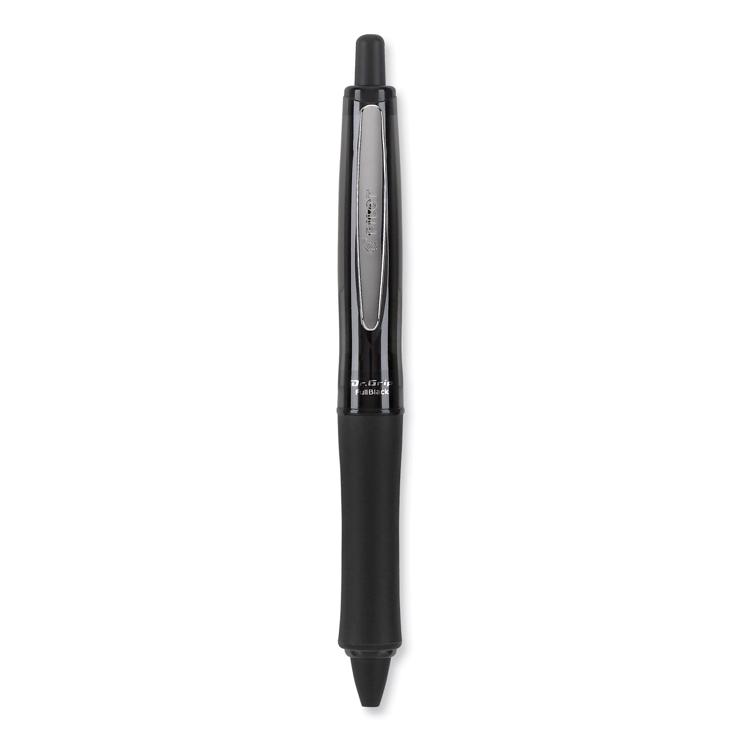 Pilot Dr. Grip Center of Gravity Retractable Ballpoint Pens - 1 mm Medium Rectangle Pen Point - Refillable - Retractable - Black Ink - Black Barrel - 1 Each