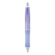 1 mm Pen Point - Retractable - Black Ink - Frosted Purple Barrel - 1 Pack