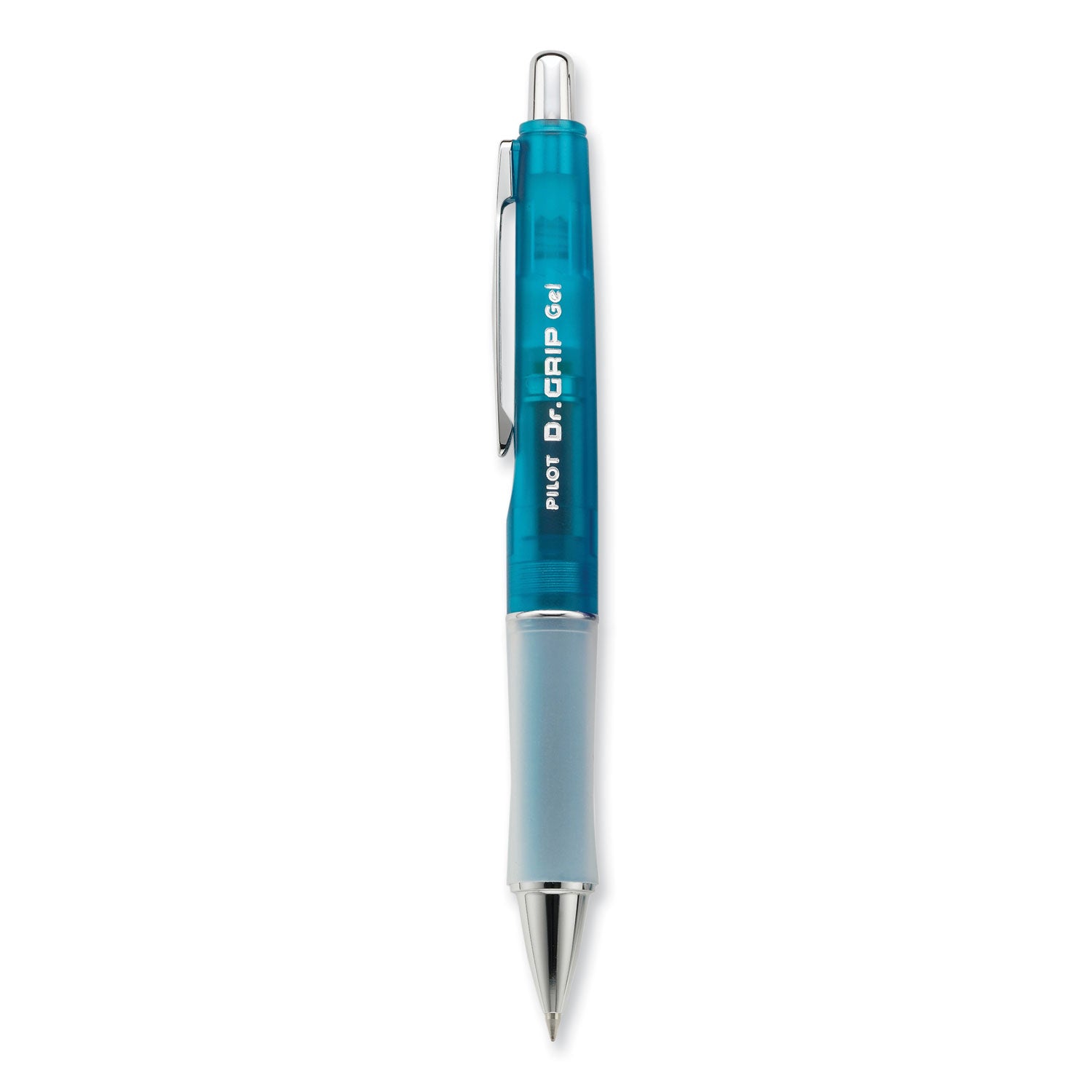 Pilot Dr. Grip Retractable Gel Rollerball Pens - 0.7 mm Pen Point - Refillable - Retractable - Black Ink - Gel-based - Electric Blue Barrel - 1 Each