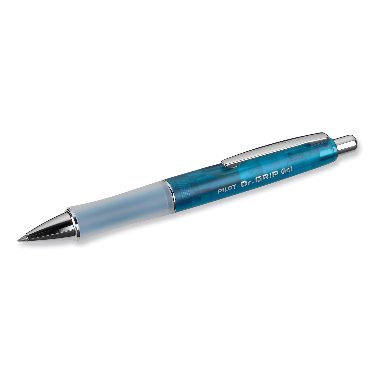 Pilot Dr. Grip Retractable Gel Rollerball Pens - 0.7 mm Pen Point - Refillable - Retractable - Black Ink - Gel-based - Electric Blue Barrel - 1 Each
