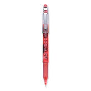Pilot Precise P-500 Precision Point Extra-Fine Capped Gel Rolling Ball Pens - 0.5 mm Extra Fine Needle Pen Point - Red Ink - Gel-based - Red Barrel - 1 Dozen