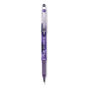 0.7 mm Fine Pen Point - Purple Ink - Gel-based - Purple Barrel - 1 Dozen