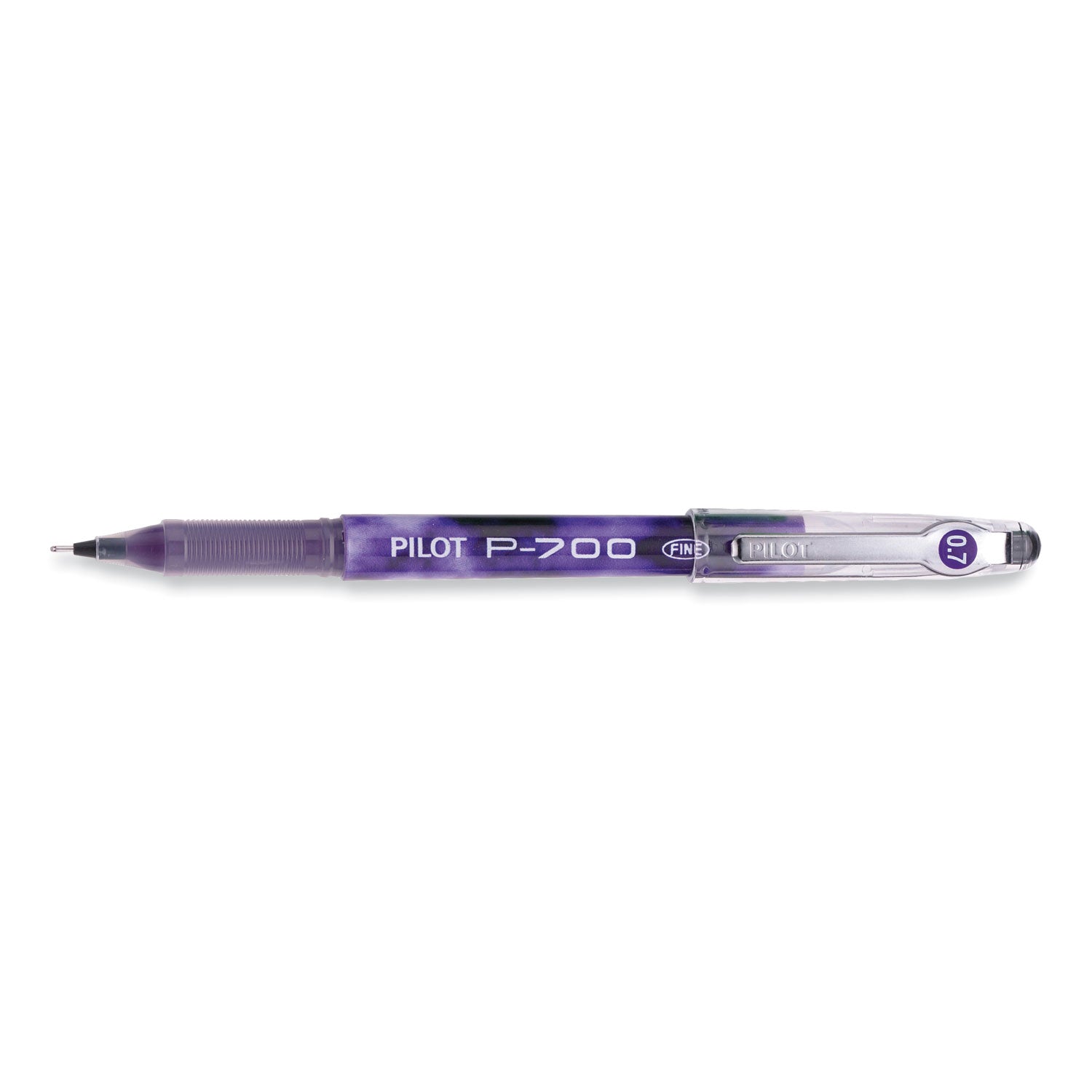 0.7 mm Fine Pen Point - Purple Ink - Gel-based - Purple Barrel - 1 Dozen