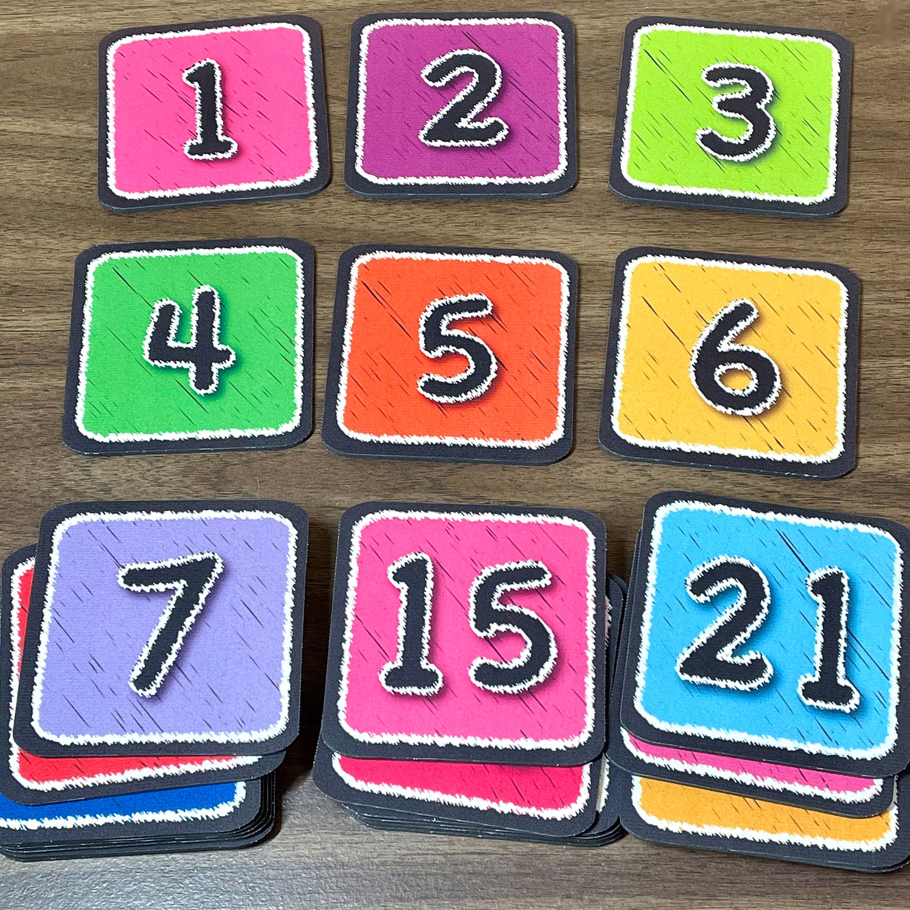 The Original Fun Mat™, Sensory Spots™, 4" Numbers 1-25, 26 pieces