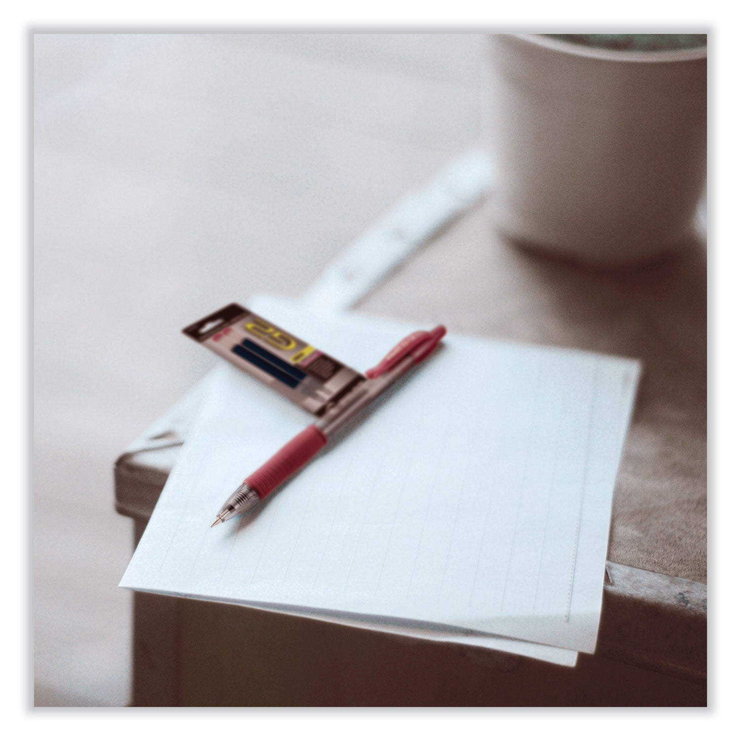 Pilot G2 Premium Gel Ink Pen Refills - 0.70 mm , Fine Point - Red Ink - Smear Proof - 2 / Pack