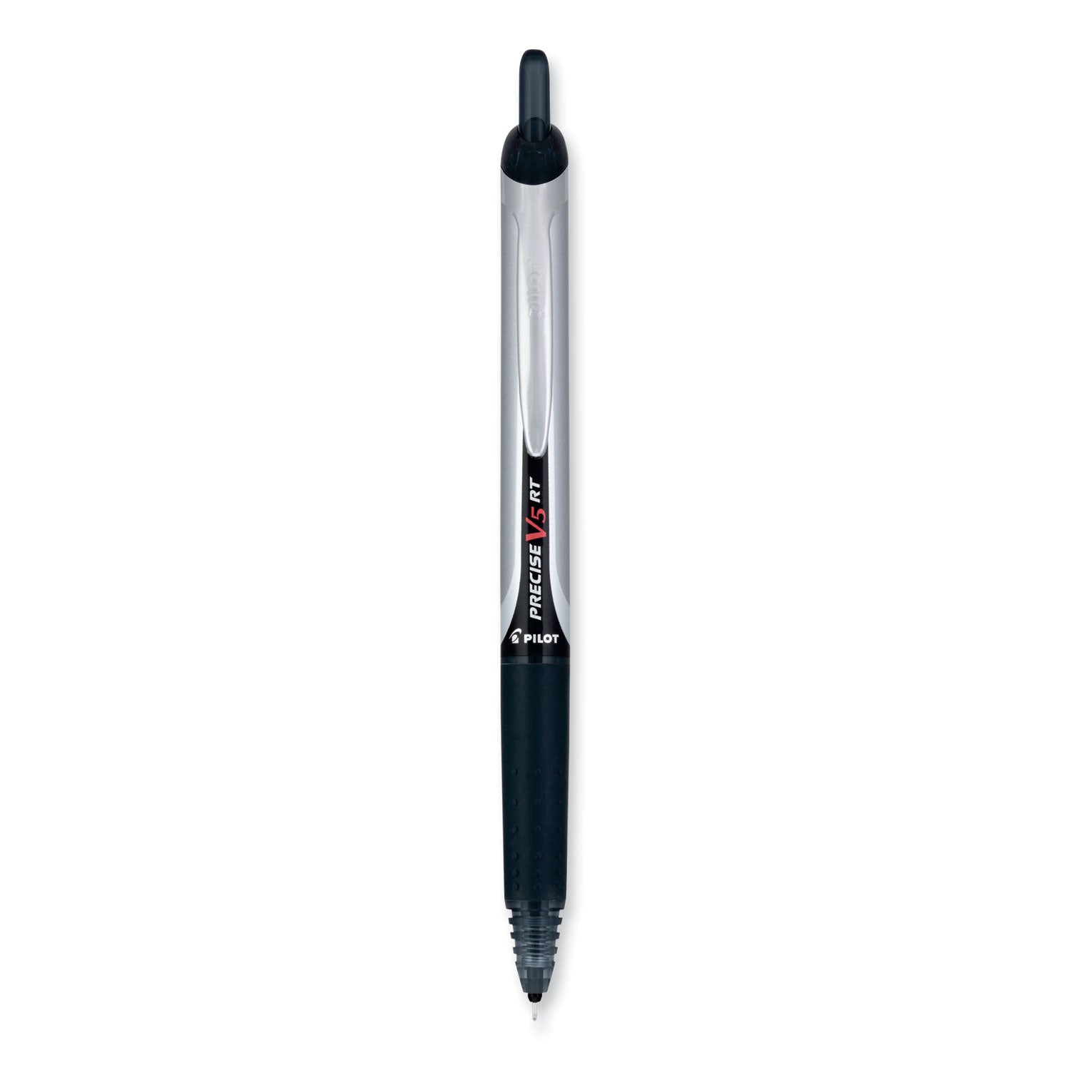 0.5 mm Extra Fine Pen Point - Retractable - Black Ink - Liquid - Rubber Barrel - 30 / Pack