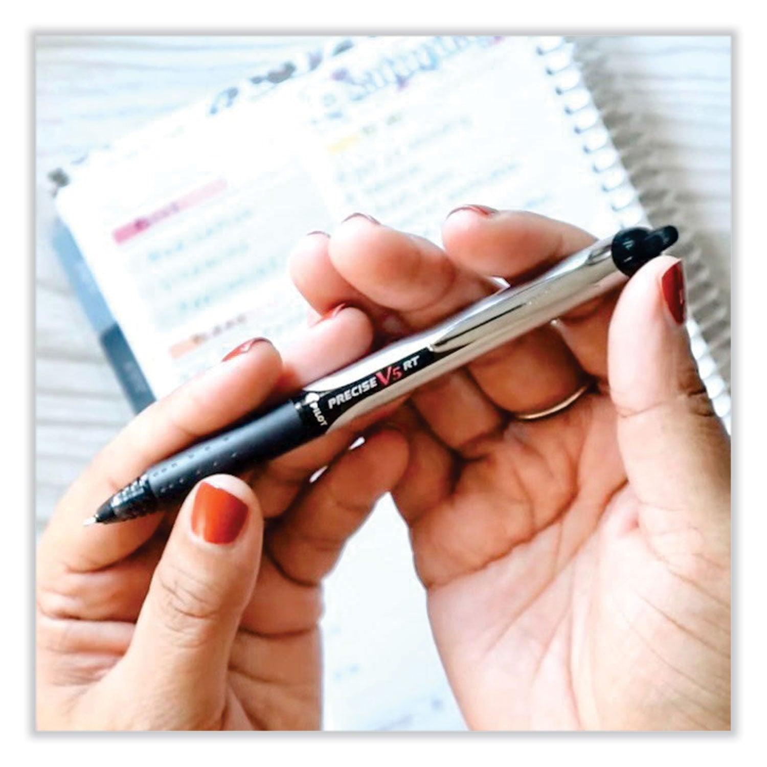 0.5 mm Extra Fine Pen Point - Retractable - Black Ink - Liquid - Rubber Barrel - 30 / Pack