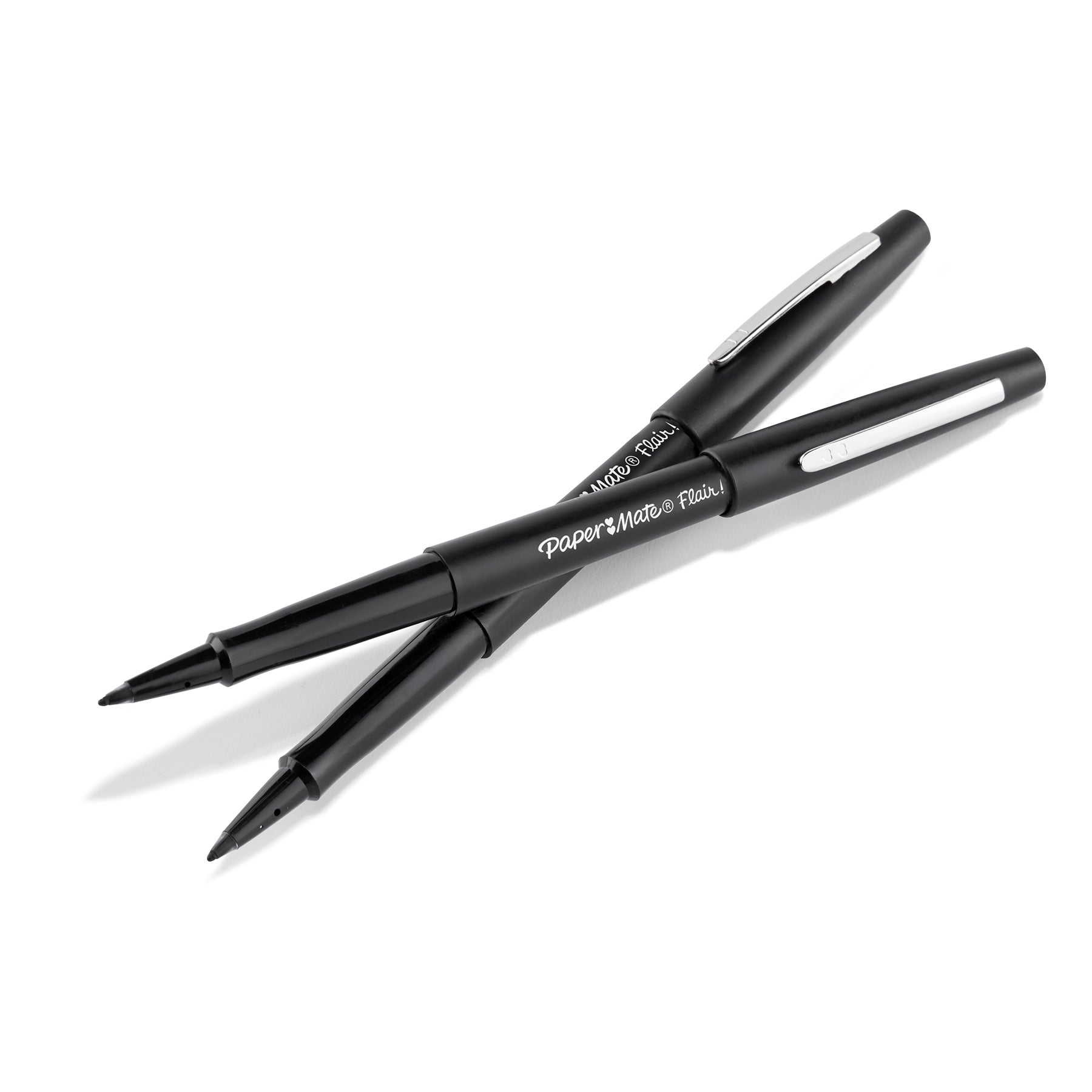 Flair Pens, Medium, Black, Box of 12