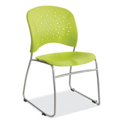 Reve Sled Chair Green 2E