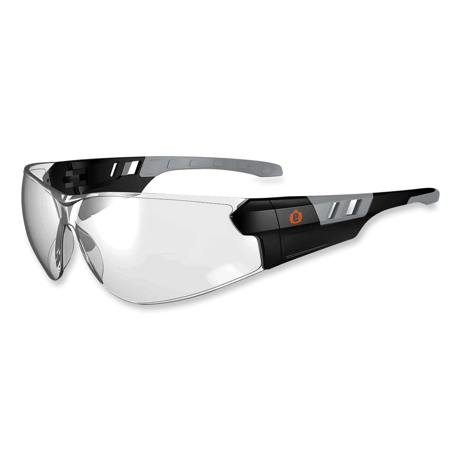 Recommended for: Indoor/Outdoor - Eye Protection - Matte Black - Anti-fog, Lightweight, Rimless, Impact Resistant, Anti-scratch, Durable, UV Resistant, Slip Resistant, Flex-Point Temple, Frameless - 1 Each