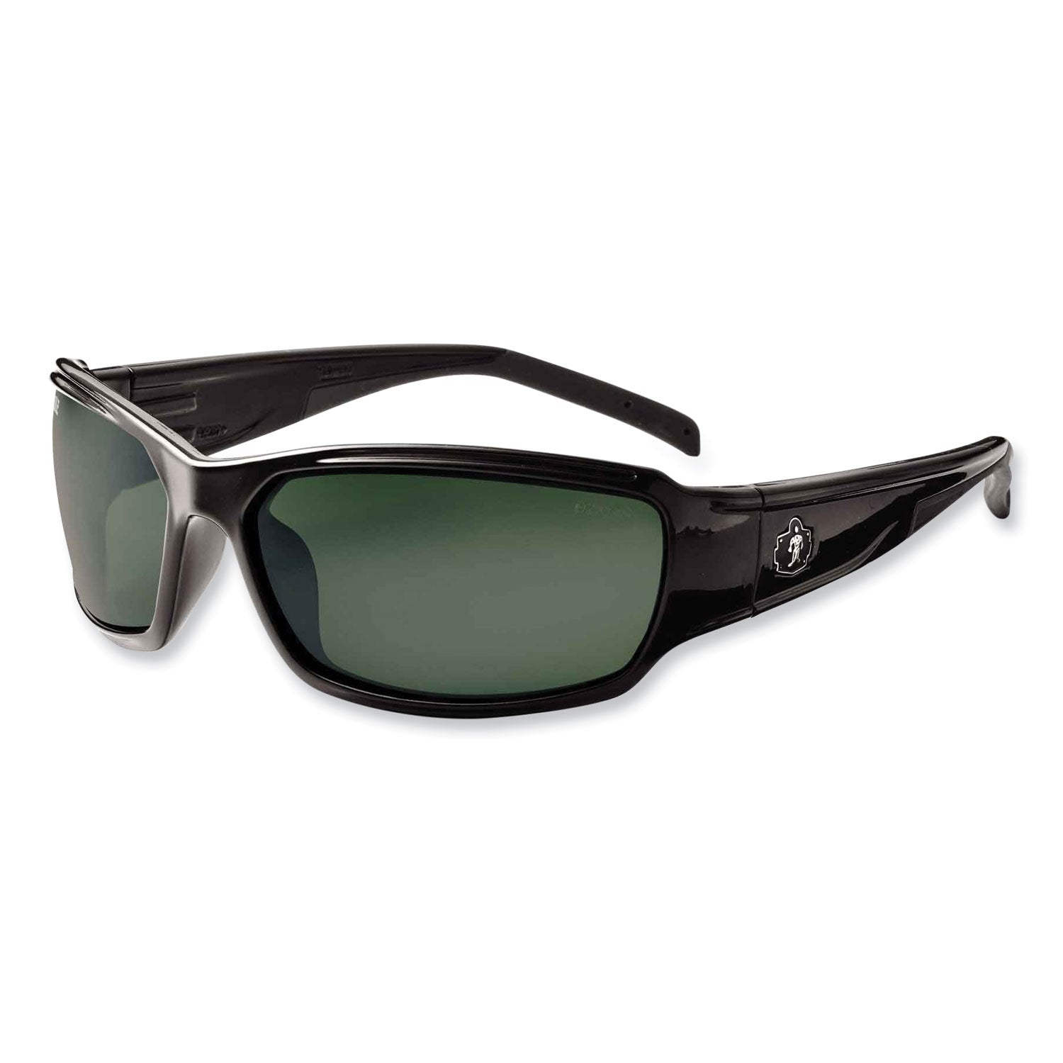 Ergodyne THOR Polarized G15 Lens Safety Glasses, Black, Black