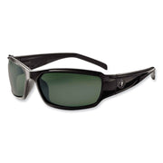 Ergodyne THOR Polarized G15 Lens Safety Glasses, Black, Black