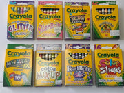 Lot of 8 Vtg 90's Y2K Binney & Smith Crayola Crayons~RARE Mix~Check It Out!