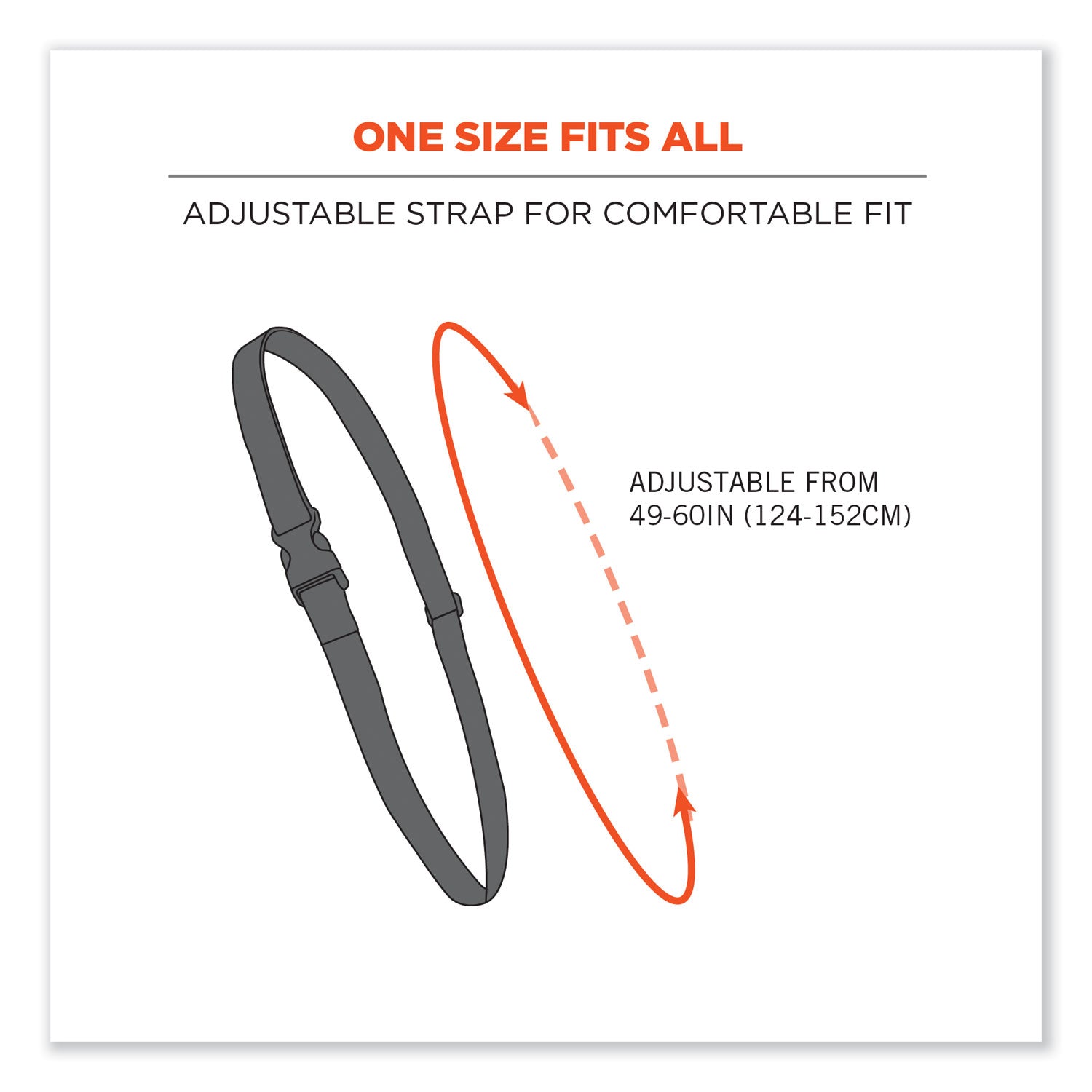 Adjustable - Buckle Attachment - Black - Polyester - 1 Each