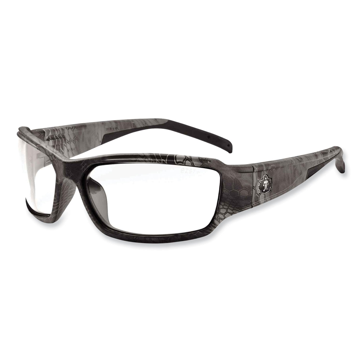 Eye Protection - Kryptek Typhon - Clear Lens - Durable, Bendable Frame, Flexible Frame, Break Resistant, Non-Slip Temple, Rubber Tipped Temples, Slip Resistant, Anti-scratch, UV Resistant, Polarized, Anti-glare, ... - 1 Each