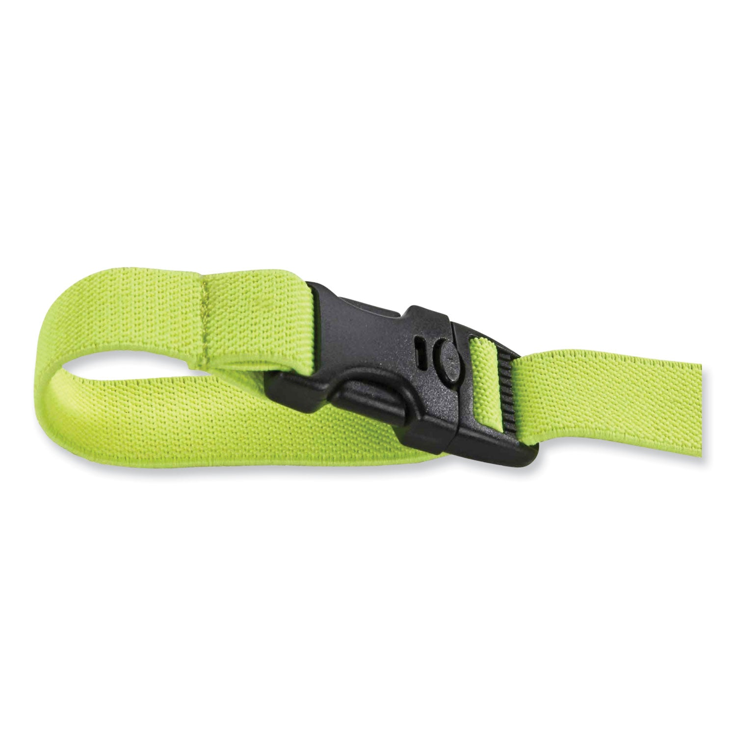 Adjustable - 2 lb Load Capacity - Buckle Attachment - 8" Height x 2" Width x 48" Length - Lime - Elastic, Plastic - 6 / Carton