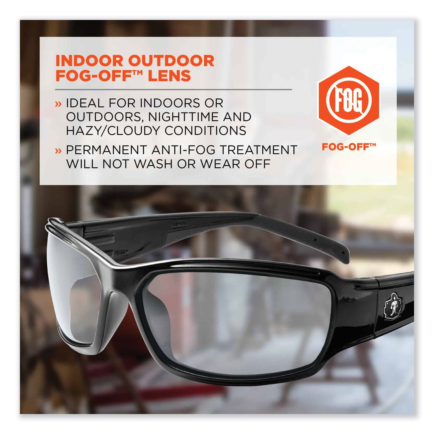 Recommended for: Indoor/Outdoor - Eye Protection - Black - Durable, Bendable Frame, Flexible Frame, Break Resistant, Non-Slip Temple, Rubber Tipped Temples, Slip Resistant, Anti-scratch, UV Resistant, Polarized, Anti-glare, ... - 1 Each